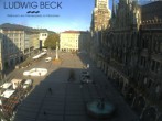 Archiv Foto Webcam am Marienplatz München 07:00