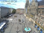 Archiv Foto Webcam am Marienplatz München 11:00