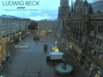 Archiv Foto Webcam am Marienplatz München 05:00
