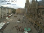 Archiv Foto Webcam am Marienplatz München 07:00