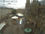 Archiv Foto Webcam am Marienplatz München 11:00