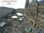 Archiv Foto Webcam am Marienplatz München 12:00