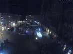 Archiv Foto Webcam am Marienplatz München 23:00