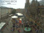 Archiv Foto Webcam am Marienplatz München 12:00
