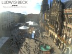 Archiv Foto Webcam am Marienplatz München 15:00