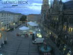 Archiv Foto Webcam am Marienplatz München 05:00