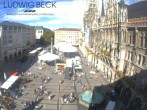 Archiv Foto Webcam am Marienplatz München 09:00
