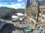 Archiv Foto Webcam am Marienplatz München 13:00