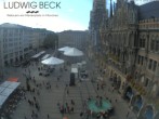 Archiv Foto Webcam am Marienplatz München 16:00