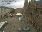 Archived image Webcam at the Marienplatz, Munich 08:00