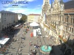 Archived image Webcam at the Marienplatz, Munich 10:00