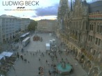 Archiv Foto Webcam am Marienplatz München 17:00