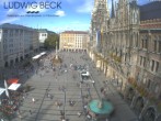 Archived image Webcam at the Marienplatz, Munich 09:00