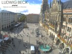 Archived image Webcam at the Marienplatz, Munich 13:00