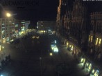 Archived image Webcam at the Marienplatz, Munich 21:00