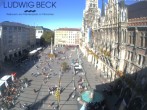 Archived image Webcam at the Marienplatz, Munich 09:00