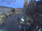 Archiv Foto Webcam am Marienplatz München 05:00