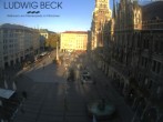 Archiv Foto Webcam am Marienplatz München 07:00