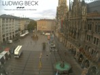 Archiv Foto Webcam am Marienplatz München 08:00