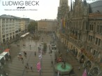 Archiv Foto Webcam am Marienplatz München 13:00