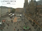 Archiv Foto Webcam am Marienplatz München 09:00