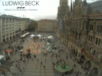 Archiv Foto Webcam am Marienplatz München 11:00