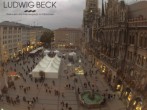 Archiv Foto Webcam am Marienplatz München 17:00