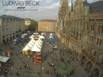 Archiv Foto Webcam am Marienplatz München 09:00