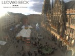Archiv Foto Webcam am Marienplatz München 15:00