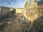 Archived image Webcam at the Marienplatz, Munich 09:00