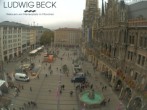 Archived image Webcam at the Marienplatz, Munich 09:00