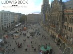 Archiv Foto Webcam am Marienplatz München 15:00