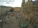 Archived image Webcam at the Marienplatz, Munich 09:00