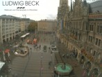 Archiv Foto Webcam am Marienplatz München 09:00