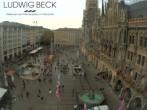 Archiv Foto Webcam am Marienplatz München 13:00