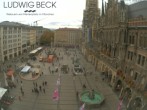Archiv Foto Webcam am Marienplatz München 09:00