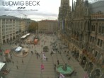 Archiv Foto Webcam am Marienplatz München 11:00