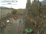 Archiv Foto Webcam am Marienplatz München 13:00
