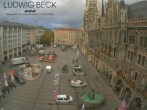 Archived image Webcam at the Marienplatz, Munich 07:00