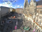 Archived image Webcam at the Marienplatz, Munich 11:00