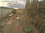 Archiv Foto Webcam am Marienplatz München 07:00