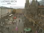 Archiv Foto Webcam am Marienplatz München 13:00