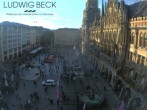 Archiv Foto Webcam am Marienplatz München 15:00