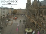 Archived image Webcam at the Marienplatz, Munich 09:00