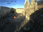 Archiv Foto Webcam am Marienplatz München 07:00