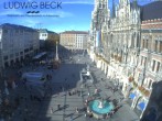 Archiv Foto Webcam am Marienplatz München 09:00