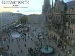 Archiv Foto Webcam am Marienplatz München 15:00