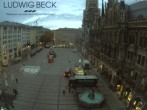 Archiv Foto Webcam am Marienplatz München 06:00