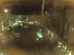 Archived image Webcam at the Marienplatz, Munich 01:00