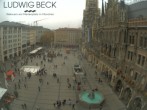 Archiv Foto Webcam am Marienplatz München 09:00